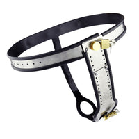 Experience the ultimate in submission with the Sevanda Nautilus chastity belt; its spiked steel and silicone lining form the perfect cage for secure, prolonged wear, ensuring total control.