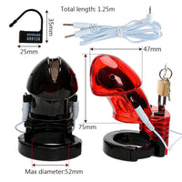 The Instigator device combines cobra-like agility and electrifying sensations with a high-quality design. Its chainmail-like security ensures order and comfort while the internal detector-like locking system provides discretion in public settings. Perfect for BDSM dynamics, this electro device delivers thrills and reliable restraint.