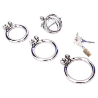 Elevate your chastity play with the unique, minimalist Cock cage Of Shame, offering secure detainment for even the smallest cock. Enjoy electroshock fun and shame-defying submission with its open design.