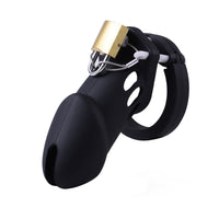 Tired of big problems like slipping cages and uncomfortable erections in bed? Our silicone chastity cage, available in big and small sizes, slides on easily, prevents slipping, and ensures a snug fit.