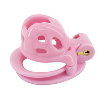 Dive into feminine elegance with this pink slut cock cage, offering comfort for long wear under loose shorts, tights, or a bikini. Secure and breathable, it's a stylish embrace of control.