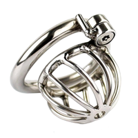 Experience unique control with our steel cock cage, crafted from stainless steel for the discerning male. The screw chastity lock mechanism works seamlessly, turning challenges into pleasure. Discover chastity products redefined.
