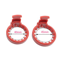 Enhance dynamics with our red resin cock ring, offering a discreet alternative for males. Compatible with phone-controlled locks, it's ideal for serving female bosses' desires effectively.