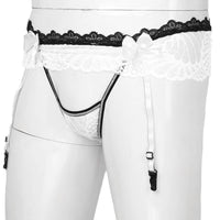 Slip into this floral panty and let the transformation begin! Made with soft fabric that feels like a hug, paired with chic stockings”why settle for boring when you can bloom?