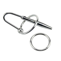 Indulge in the ultimate pleasure with our stainless steel plug, where your heart and desires meet. Push past limits, let your heartbeat race, and explore new sensations with every metallic touch. Tailored rings ensure a perfect fit, and the cool steel ignites a sensory journey you won't need to explain because your excitement says it all.