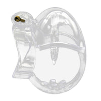 Experience ultimate control with our plastic kit a fully enclosed enclosure designed for uncircumcised men. Featuring a spiked cock restraint, vent holes for comfort, and optional rods and urethra tubes, this kit ensures no escape.