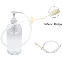 Thin and lightweight, this portable anal douche locking kit ensures a soft poke-free cleanse. Store it in a discreet pouch and enjoy its fabric-soft nozzle in any scenario, from travel to intimate moments.