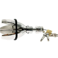 Unlock intense pleasure with our unique, stainless steel penis plug dick cage. Gift your partner three keys to forever cherish, transforming any party into a thrilling celebration.