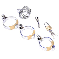 Unlock a world of tantalizing tease, pleasure, and edging with our stainless steel penis cage urethra sound. Perfect for adding frustration this Christmas, keeping desires locked away.