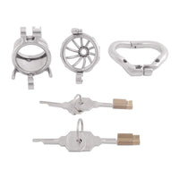 Experience control with the Love Dungeon Metal urethral cock cage. Designed for the urethra male, this stainless steel device offers room for teasing in dungeon play. Secure, budget-friendly, with product options to suit your needs.