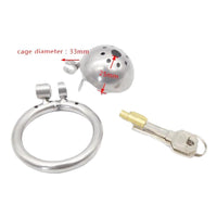 Unlock a new level of submission with this sleek stainless steel device. Designed for the sissy sub, it comes with three chastity ring sizes to ensure a healthy, comfortable fit for your boyfriend, making him feel like a virgin again.