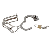 Elevate your intimate play with our Adjustable Personal Prison Metal device. Ideal for cuckold couples and lovers exploring new boundaries, this cage suits both virgins and those dating in dominance.