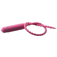 Dive into electrifying stim sensations with this 14-inch vibrating urethral sound. Its beaded design and silicone build offer sissygasm potential, blending electro thrills with dildo-like intensity, a unique journey for beginners and pros alike.