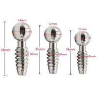 Unlock xtreme pleasure with our hollow stainless steel plug, designed for continuous electro stim, allowing you to cum without removal. Achieve the elusive sissygasm effortlessly!