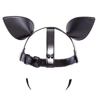 Dive into a world of submission with this comfortable, breathable, and lightweight sultry black leather mask. Perfect for male chastity estim and electronic chastity fantasies.