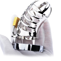 The Coil of Despair serves as a functional diamond, a long device with spiked chastity for intense control. Its silver handcuff-like attachment ensures unmatched security.