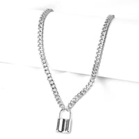 Embrace a deeper psychological connection with your sub using this elegant steel chastity device necklace. Designed to subtly explain your bond, it makes it possible to ward off any potential enemy to your relationship while exuding understated sophistication.