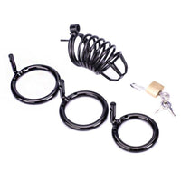 Dive into the thrilling world of Chastity with our black-plated metal design, offering comfort, style, and secure control in BDSM play. Share benefits and tackle challenges with your keyholder using customizable cock rings for a perfect sub fit.