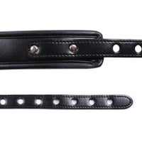 Embrace your surrender with our Black Leather Jock Strap Chastity Belt. Wearing this comfortable belt with elastic straps symbolizes your readiness to explore the depths of submission. Its speedo-like design adds a thrilling edge to your BDSM journey.