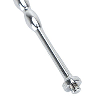 Embrace your deeper desires with this stainless steel plug, perfect for those who enjoy being pegged or feminized while caged. Enhance your urethral play for a truly horny cum experience.