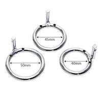 Discover unmatched security and comfort with our stainless steel accessory rings designed for the metal penis kit. These ergonomic, fit-customizing rings keep your cuckold dick secure, even down to the largest base spacer.
