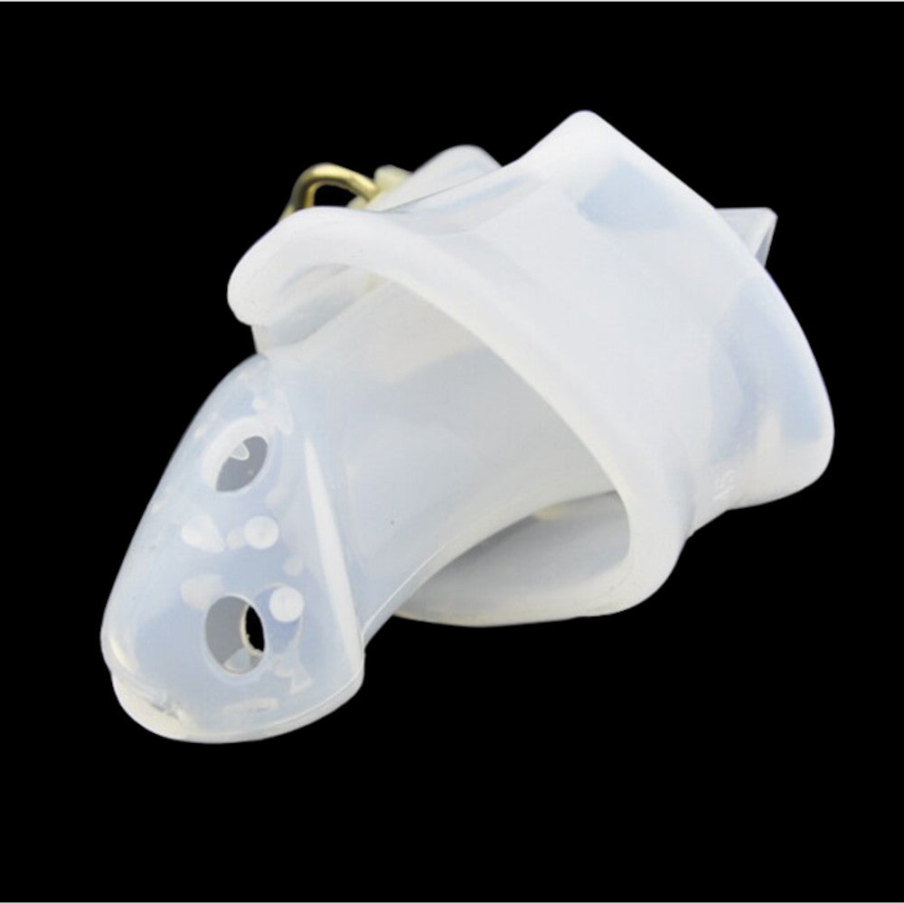 Molded with surgical precision, the cage mini offers a smooth, biosourced silicone experience. Its nylon material provides comfort, making it perfect for long-term wear, adding spice to your life.