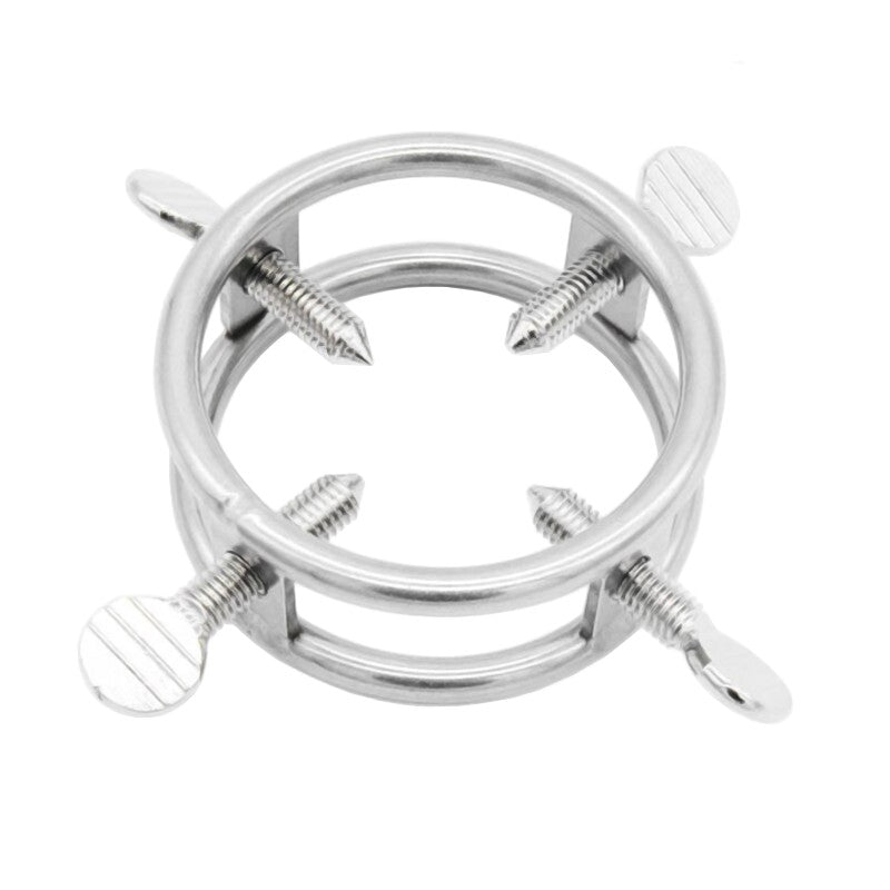Revitalize your intimacy with this unbreakable stainless steel device. Securely fastened with rivets and padlocks that won't pop or come loose, it ensures ultimate control and rekindles passion in your relationship.