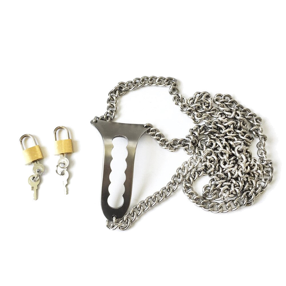 Experience ultimate control and intimacy with our low-profile metal chastity cage. This versatile male chastity belt adjusts comfortably for discreet public wear, becoming the number one enemy of temptation while introducing thrilling new experiences and challenges.