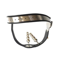 Discover ultimate control with our Delicious Double Penetration Female Chastity Belt. Optional dildo plugs enable pegging and electrosex experiences, enhancing penetration play while restricting handjob access for heightened tease.