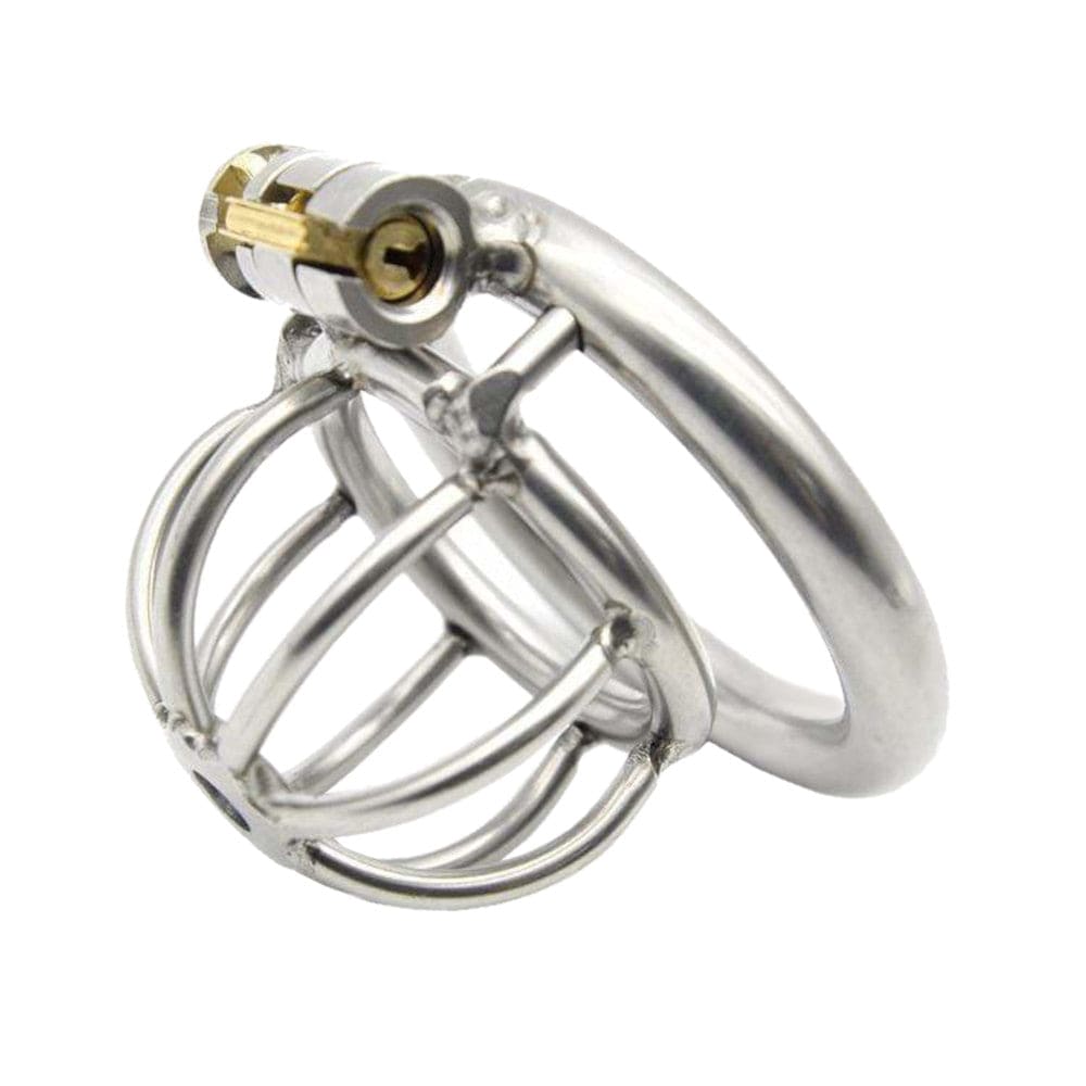 Return to the origin of strict control and light the tinder of desire with this urethra male chastity device. Experience extreme sensations and thrilling humiliation using the male chastity sound.