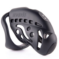 Experience electrifying control with our sleek Bluetooth cock cage. Featuring a secure lock and built-in shock nodes, this futuristic device connects to an app on your phone. Set timers, customize sensations, and let Mistress command your chastity journey seamlessly.