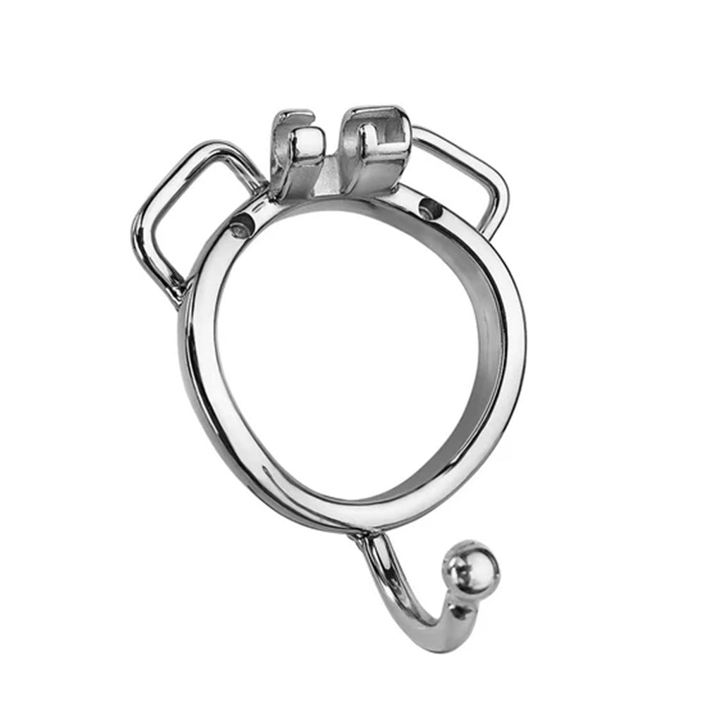 Embrace control with this inverting cock, where the flower-basket design confines your ball inny like a basilisk's gaze. Feel secure with its male belt.