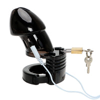 Dive into electrifying sensations with our cock electric, held securely by an internal lock. Fast, adjustable, and extremely safe, it's perfect for even the tiniest tweaks. Be careful!