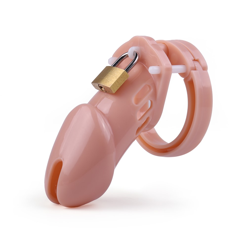 Experience control with our Baby Pink Plastic Sissy Cock. This combines harness-style straps with a comfortable jock design. Comes with a leather case featuring our logo. Discreet, stylish, and secure.