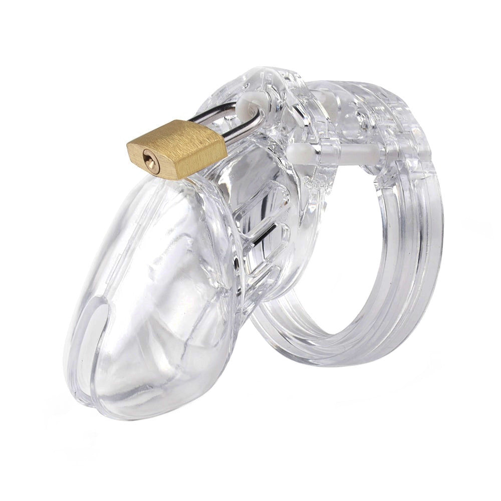 Experience the ultimate in control and comfort with our large, locking chastity kit. This easy-to-use cage not only looks sleek but also keeps dicks securely locked, preventing wandering thoughts. Perfect for those seeking peace of mind and a stylish solution.