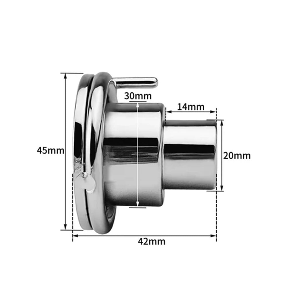 Celebrate your wedding night with our steel Chastity, offering a comfortable, smaller design. Embrace love in its secure embrace, ensuring nights filled with passion and control.