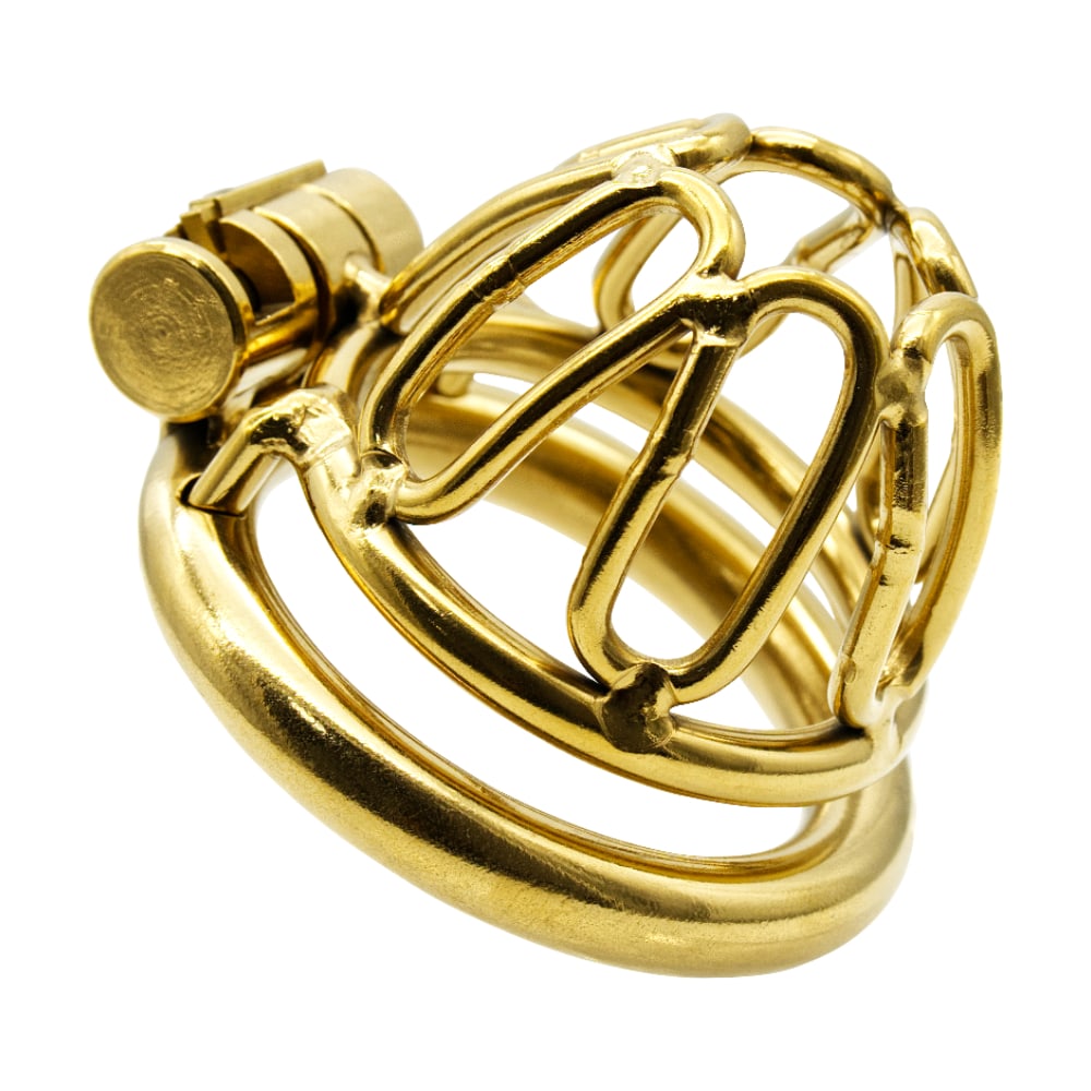 Experience unparalleled comfort and control with our luxurious ergonomic metal cage. Crafted from high-quality stainless steel, this device features a secure lock that ensures everything stays in place. Its smaller, refined design prevents testical discomfort, providing a snug fit that's perfect for long-term wear. Elevate your chastity experience with a device that's as functional as it is elegant.
