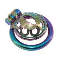 Embrace your girly side with our stunning steel device! Crafted from high-quality metal, this metal cock cage features a delicate flower-shaped tip to keep your kitty secure. Perfect for cat lovers seeking style and comfort lock cocks in elegance and share your pics today!