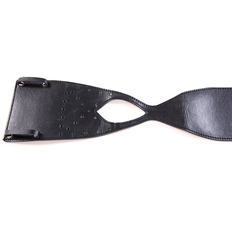 Wrap up your style with this vegan leather woman belt thats sure to spark conversation. A diamond hole adds just the right tease while you explore fun like a cute pussy.