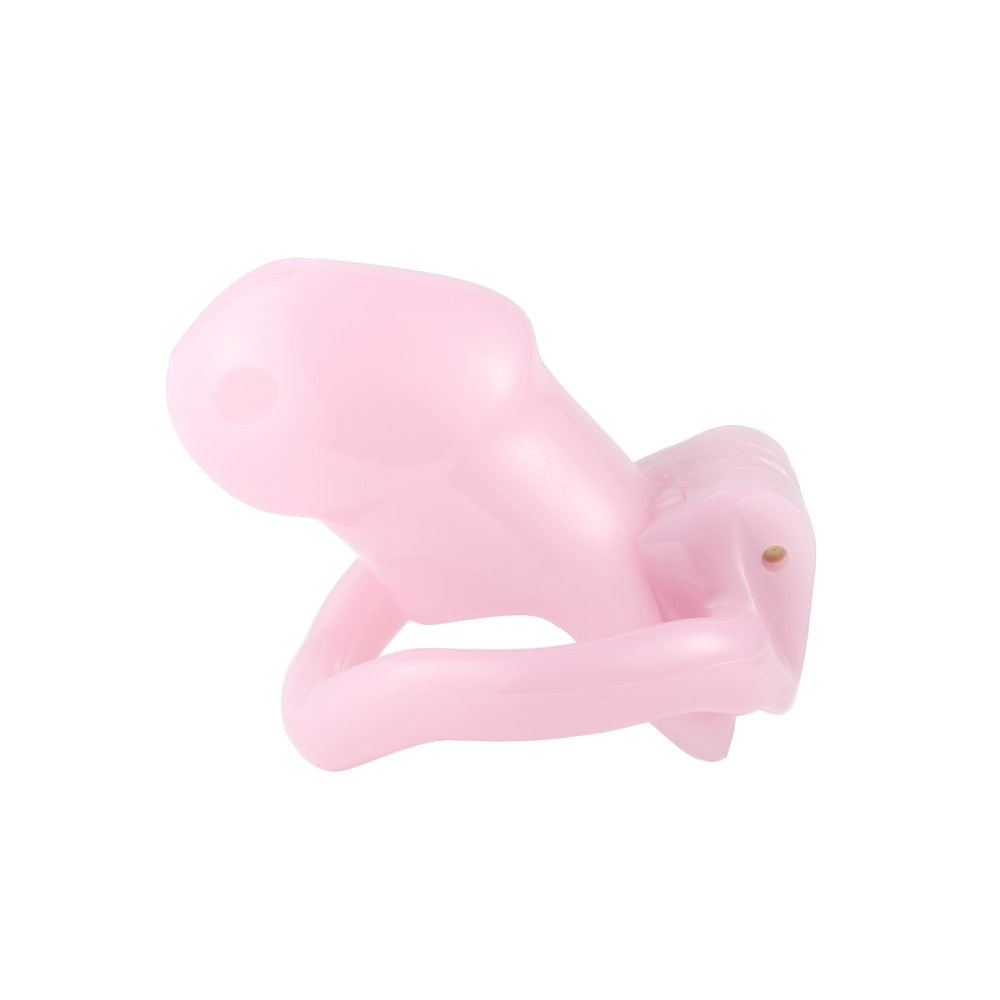 Meet the Resin Holy Trainer V2 ideal for beginners in abstinence and BDSM. Smooth resin prevents itching and chafing, making it easy to apply. Unlike a condom, it offers lasting control. Use cream for added comfort.