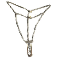 Elevate your fantasy roleplay with our Low Profile Female Chastity Belt, available in vegan leather or steel chain. Perfect for public discretion, cuckold scenarios, and pairing with a stainless steel male chastity device. Explore SPH and unlock new dimensions of pleasure.