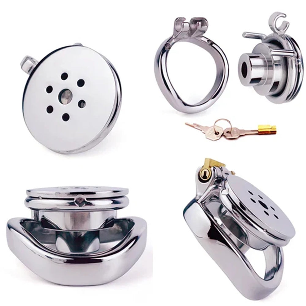 Unlock a new level of pleasure and denial with our exquisite device. Featuring interchangeable urethral plugs, seamless lingerie-like design, and a sleek logo, its a huge upgrade for any collection. Embrace a luxuriously secure experience praised in every glowing review.