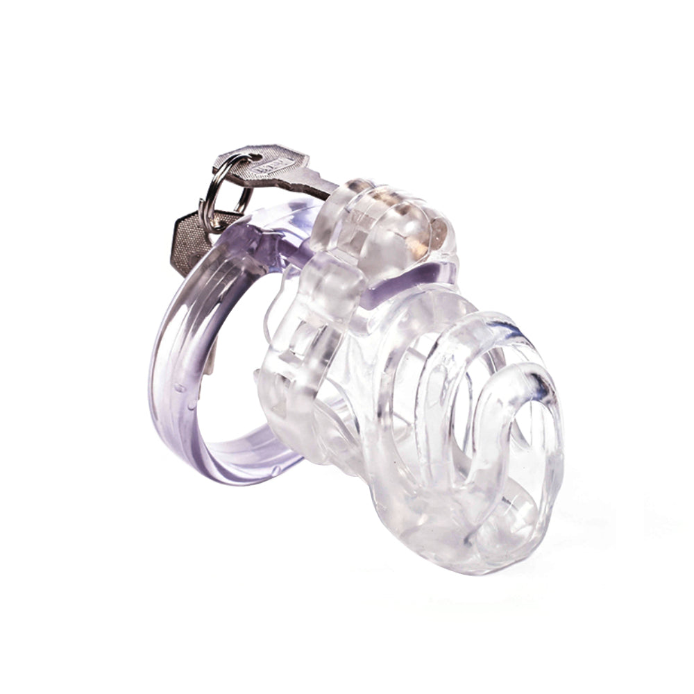 Experience ultimate control with our high-quality resin cage. Available in vibrant red, green, or yellow, this velvet-smooth device ensures an athletic fit for comfortable, long-term wear. Dive deeper into your desires as your master or mistress delights in your restraint.