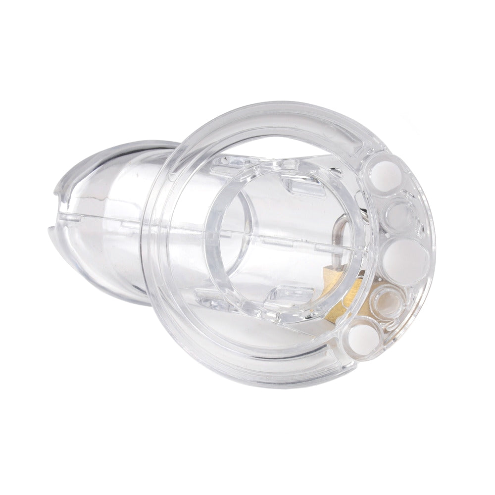 Experience ultimate comfort with our lightweight Cobra chastity cage. Featuring five comfy cock rings for a perfect fitting, it's easy to use and designed for discretion, allowing you to embrace control effortlessly.