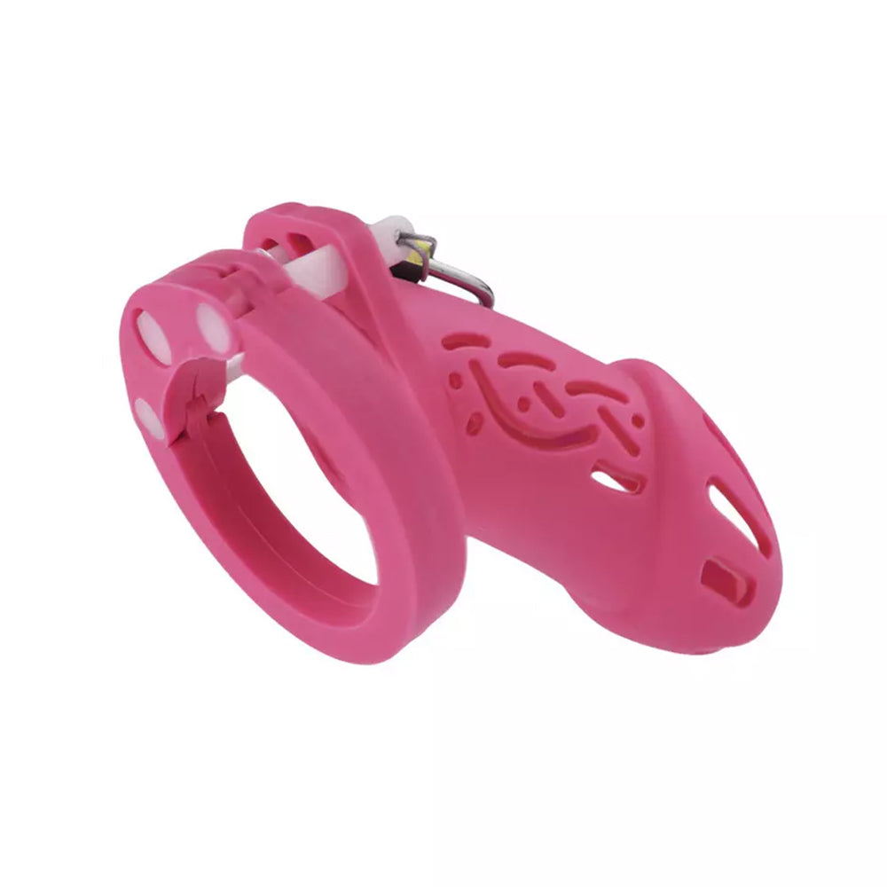 This pretty silicone cock cage offers the best possible fitment with a stylish design, ending the rage of discomfort. Perfect for sissy play with its playful, vibrant colors.