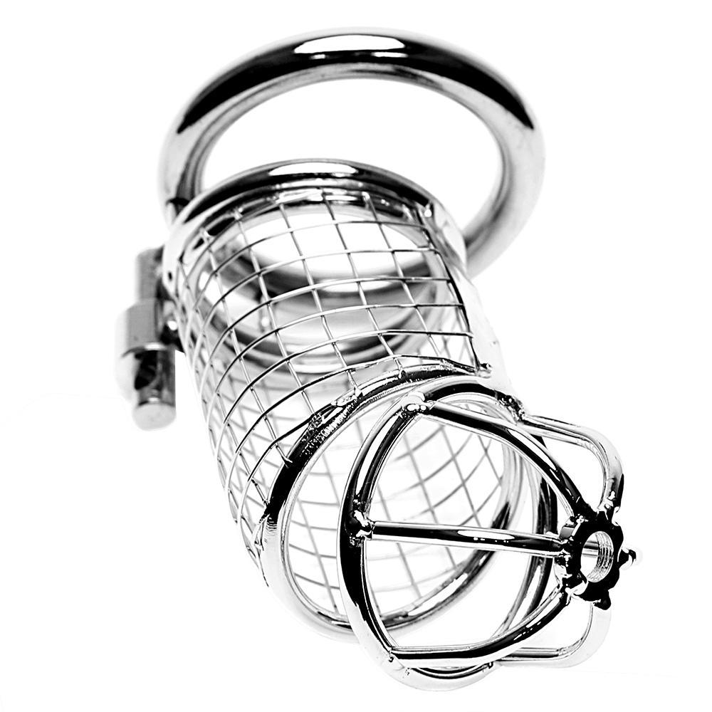 The Chicken cage steel dick cage ensures ultimate order and discretion with its sleek design and secure padlocks. Easy parts replacement guarantees a seamless, satisfying experience.