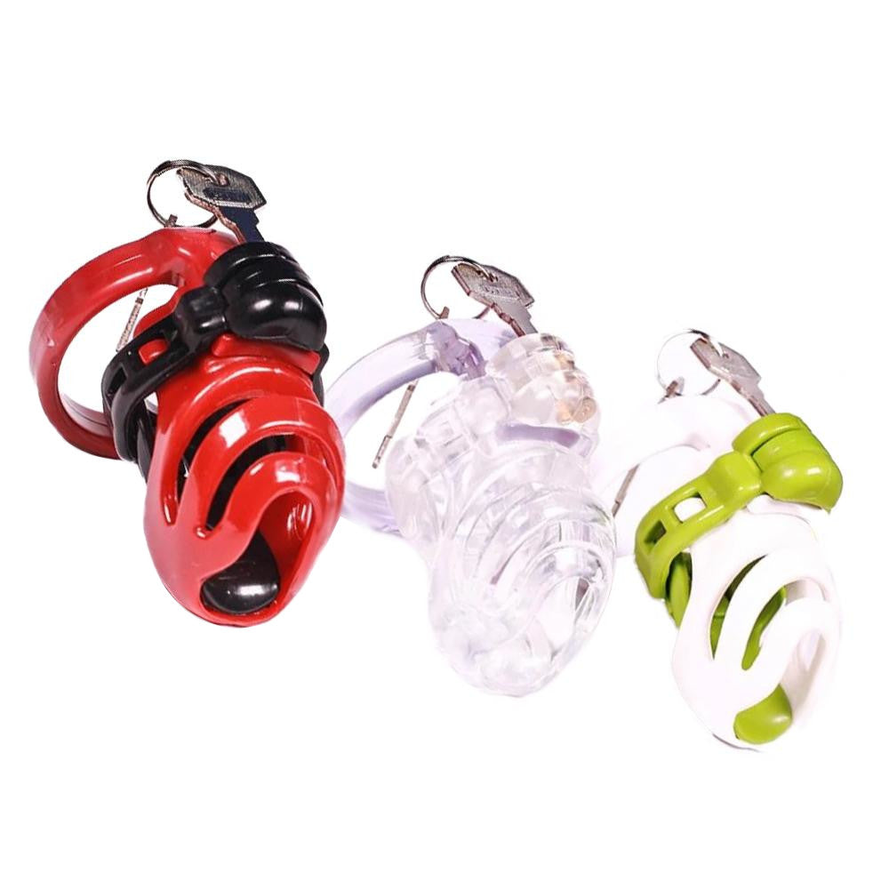 Living your fantasy of complete control, the Safe and Secure cage keeps your married male's huge dick in check. Crafted from bio-sourced resin, this stainless penis device leaves no room for unwanted erections, enhancing intimacy and trust in your living space.