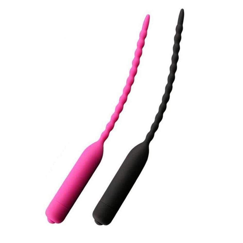 Experience unparalleled pleasure and control with our premium penis plug. This smooth, surgical-grade sounding chastity device features a rivet design for secure and comfortable wear, making it the ultimate product for your intimate desires.