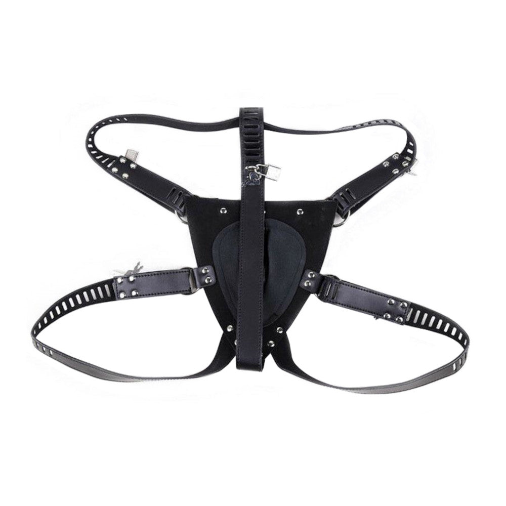 Embark on your BDSM journey with the pretty Black Hole abstinence belt women adore. Get started limiting cuming and fighting temptation. This belt securely covers your genitals to instill discipline and control.