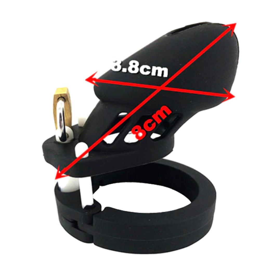 Experience unparalleled comfort with our welded chastity belt, designed for every size. Its adjustable straps ensure it slides on smoothly without irritating your skin. Crafted for larger coverage and a secure fit, it offers both control and comfort.